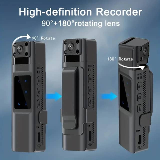 Mini Caméra Wifi Portable Petit Enregistreur Vidéo Numérique et audio ,Infrarouge, Vision Nocturne ,Caméscope Miniature – Image 7