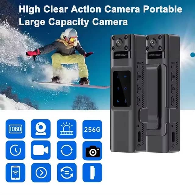 Mini Caméra Wifi Portable Petit Enregistreur Vidéo Numérique et audio ,Infrarouge, Vision Nocturne ,Caméscope Miniature – Image 5